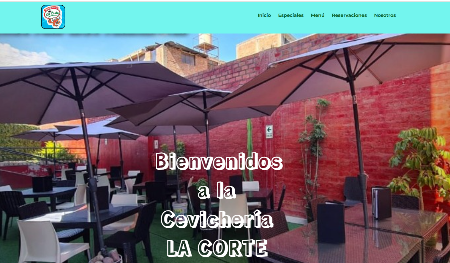 Pagina web de una Cevicheria